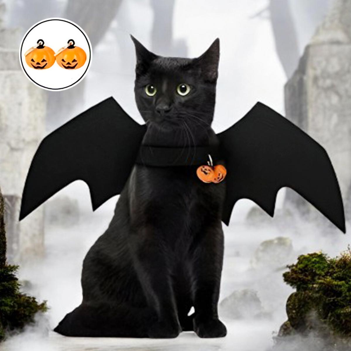 🐾 Súper Oferta Disfraz Para Mascotas - Alas De Murcielago🦇 | Envío Gratis