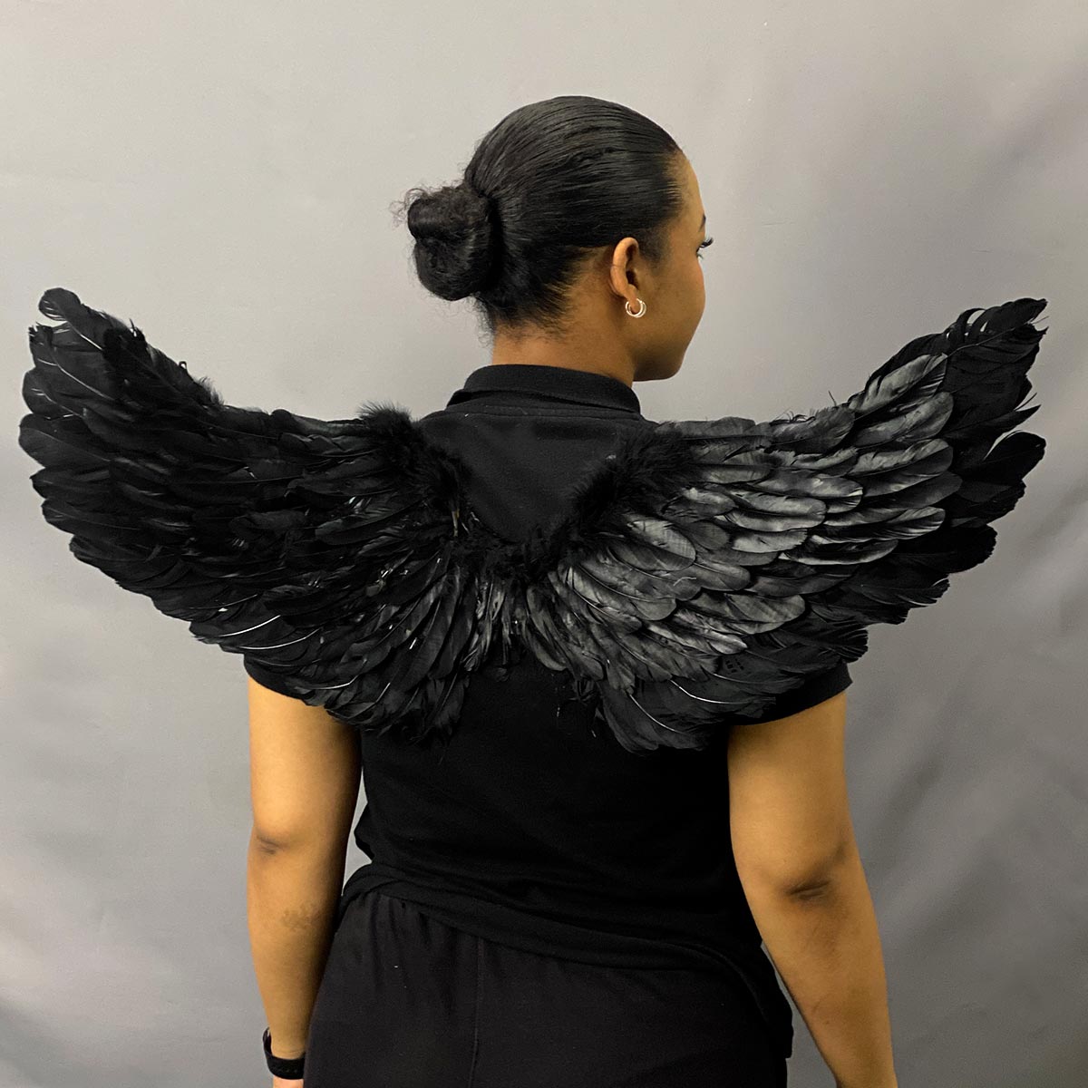 👻 Oferta Especial Alas Angel Negras Y Blancas Medianas Ideal Para Adultos 👼 | Envío Gratis