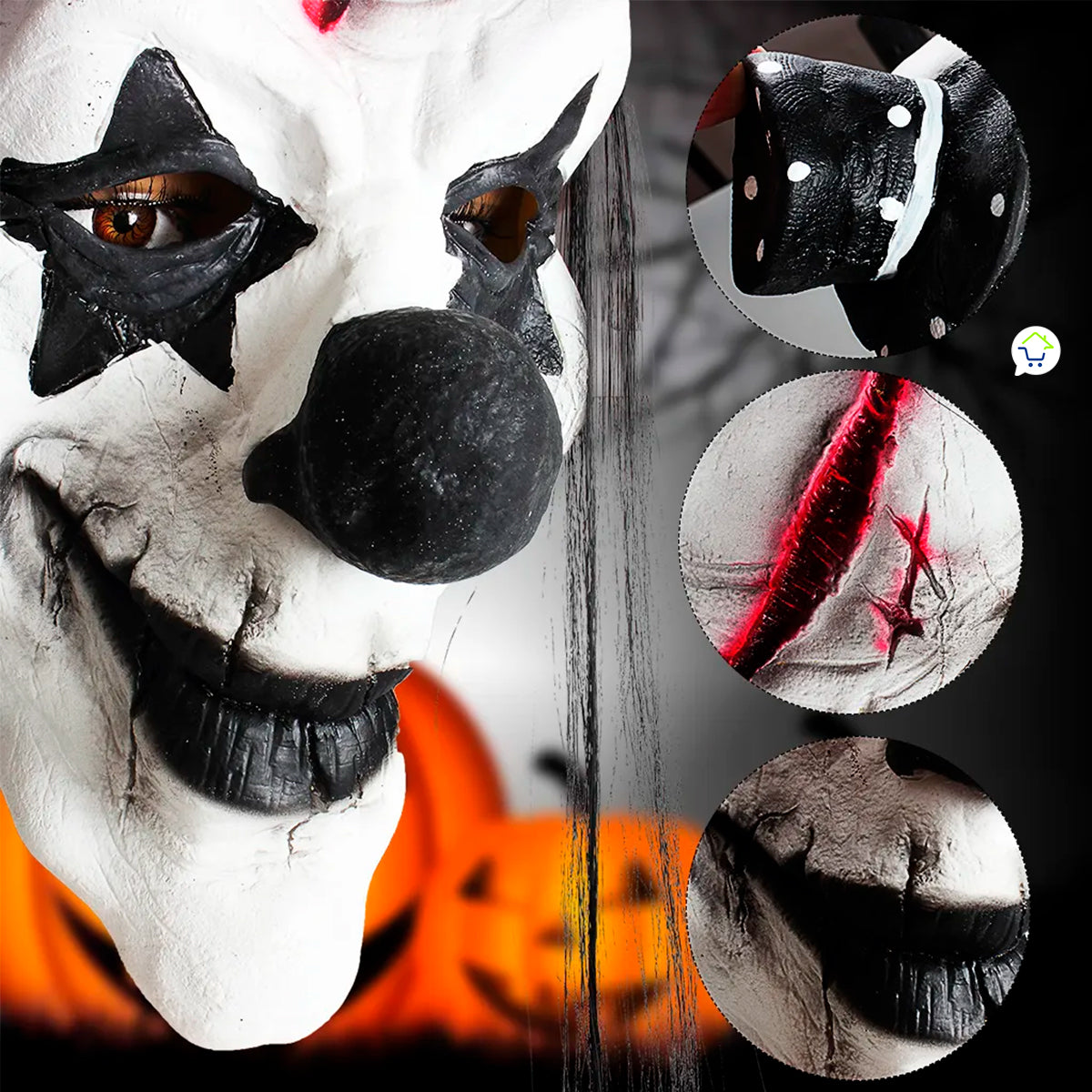 Oferta Halloween🤡🔪 Mascara De Payaso Asesino | Envío Gratis
