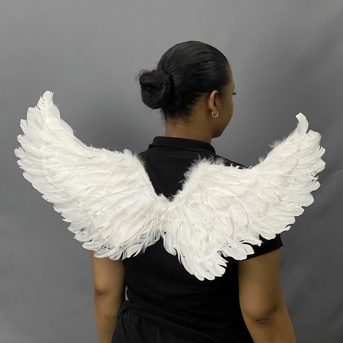 👻 Oferta Especial  Alas Angel Negras Y Blancas Medianas Ideal Para Adultos 👼 | Envío Gratis