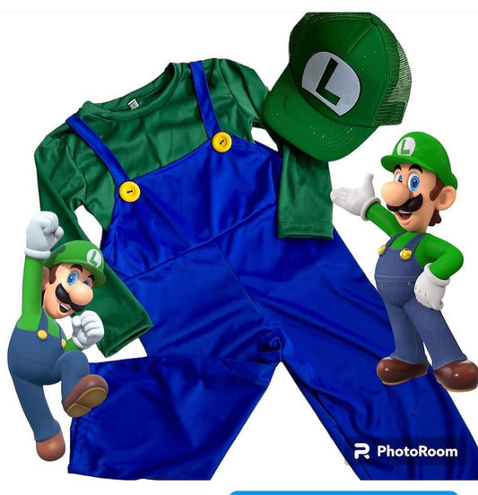 👶 Oferta – Disfraz Luigi Bros🍄 Niño | Envío Gratis