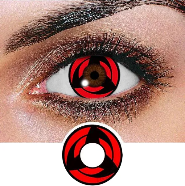 👻Súper Oferta Lentes Contacto Cosplay Sharingan O Sharingan Kakashi | Envío Gratis