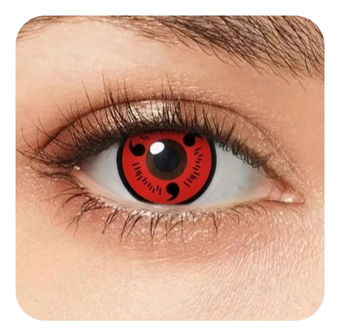 👻Súper Oferta Lentes Contacto Cosplay Sharingan O Sharingan Kakashi | Envío Gratis
